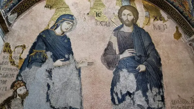 La Virgen Y Jesus Cristo En La Iglesia De San Salvador De Cora en Turquía | Guía Turístico