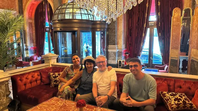 En el hotel pera palace